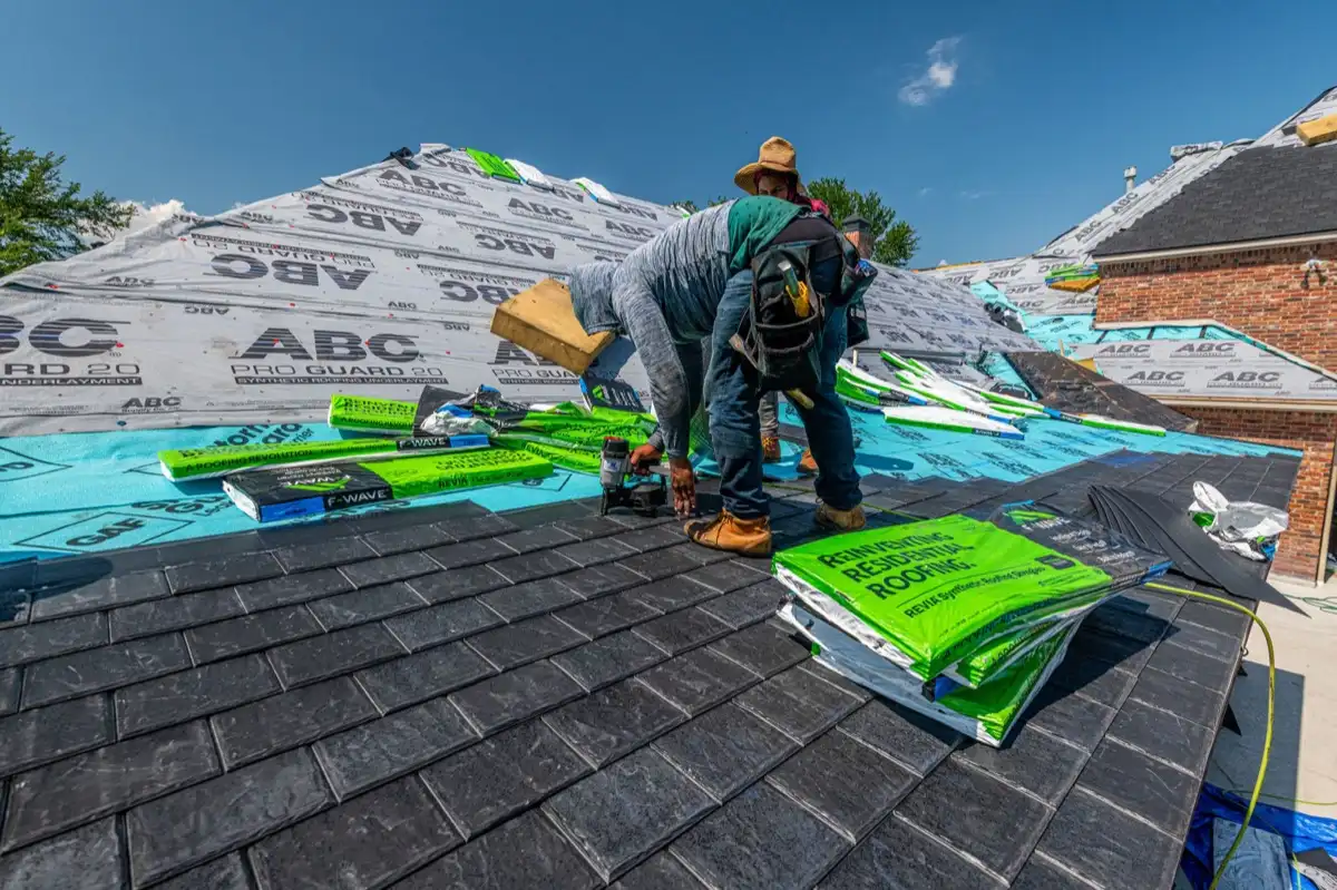 roofing project in Edmond, OK — 2